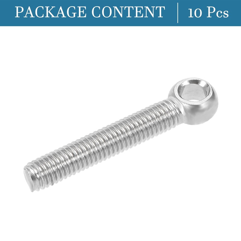 QUARKZMAN M5 x 30 mm Eye Bolt Rigging x 10