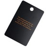 Plastic Cloakroom Tags/Tickets with Standard Disclaimer Text on Reverse, Pack