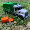 HJL Remote Control Garbage Truck with Lights Sounds RC sanitation