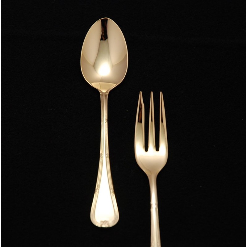 eve-mode TRIO 18-8 Largo Teaspoon Gold Plated