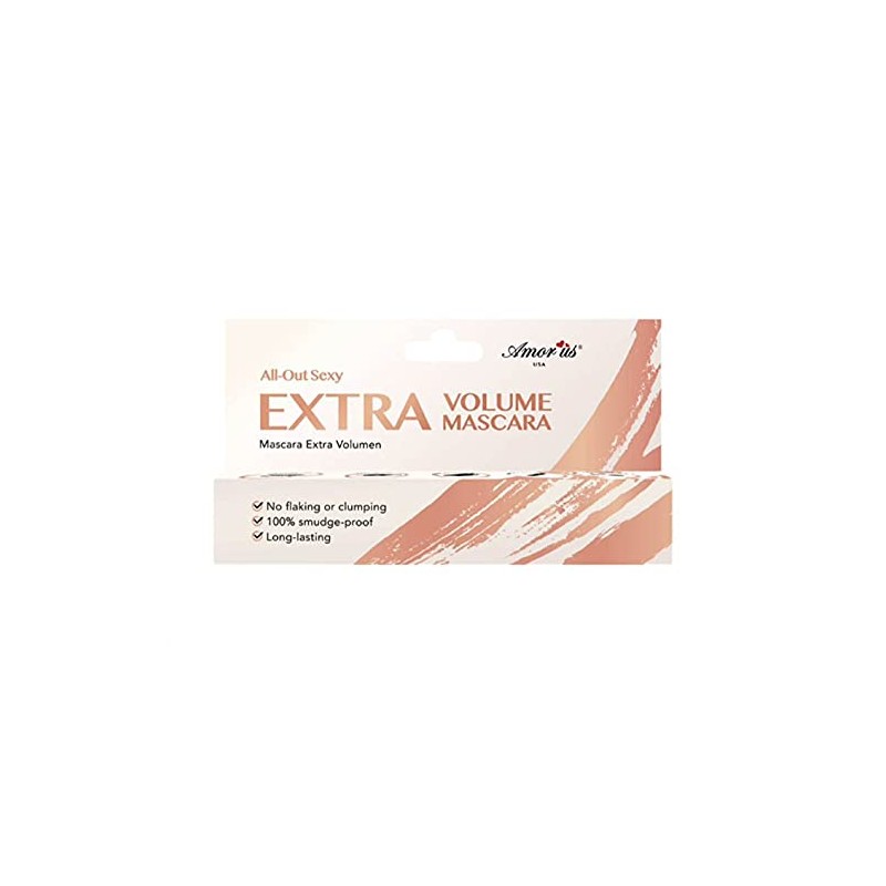Máscara Para Pestañas Amor Us Extra Volumen, con efecto Extra