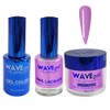 WAVEGEL Soak-Off Gel, Nail Lacquer & Acrylic/Dip Powder Matching Set