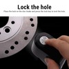 Motorcycle Alarm Disc Brake Lock, BT Unlock Replaceable Alarm Module,
