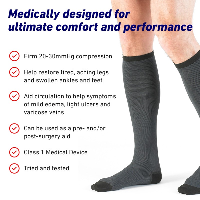 Neo G Therapeutic Compression Socks Men 20-30 mmhg knee high
