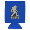 Bigfoot Believe Collapsible Can Coolie Royal Blue