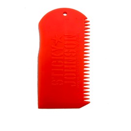 Sticky Johnson Surfboard Wax Comb – Ergonomic, Heavy-Duty Wax Remover & Texturizer for Maximum Grip (Orange)
