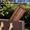 TALVOLC M PU Leather Weekly Pill Organizer, Detachable Travel Pill