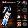 Torch Lighter, Cool Dual Flame Lighter Fashion Design, Refillable Butane