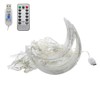 FUCHSUN LED Moon Star Curtain String Lights, 138 LED USB