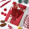 Moucuny 30 Pcs Artificial Christmas Tree Picks and Sprays Glitter
