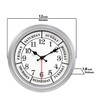 JENLYSTIME 12 Inch Retro Wall Clock,Classic Day of The Week