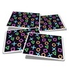 Vinyl Rectangle Stickers (Set of 4) 10cm - Gamer Buttons