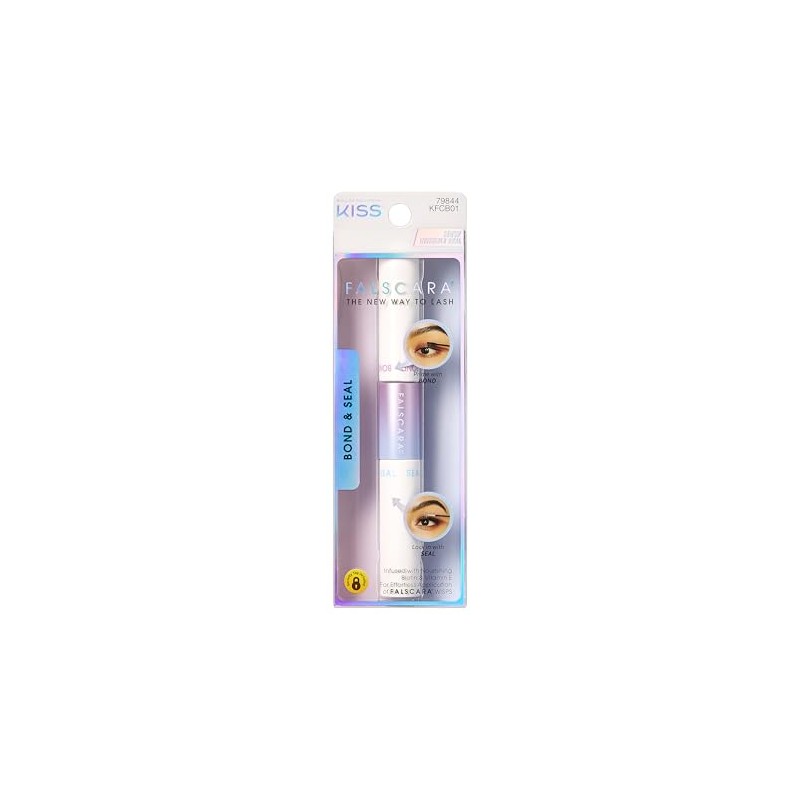 Kiss Falscara Bond & Seal Eyelash, Transparent