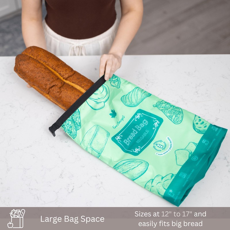 Bread Bags for Homemade & Sourdough Bread Loaf, 2 Pack