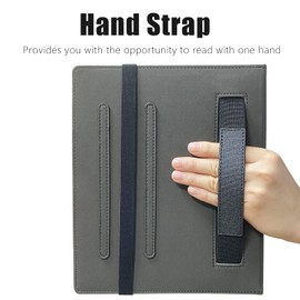 DONGZHU Case for Remarkable 2 Paper Tablet (10.3 Inch, 2020 Released), Hard Back Shell Cases Book Folio Cover with Pockets (Black)