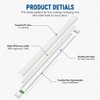 DAKASON 4-Pack 4FT LED Closet Light Fixture, 4-Foot Flush Mount