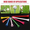 Hilitchi 180Pcs 4Sizes Golf Tees Wooden Professional Golf Tees 1-21/32"