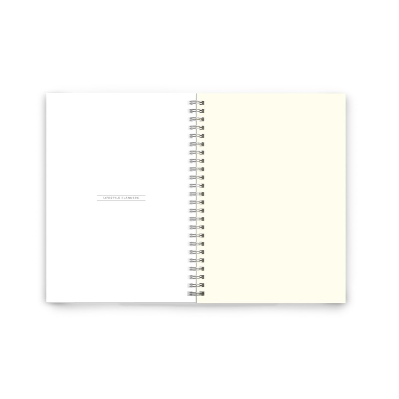 Daily Planner – A5 size with 100 undated pages of