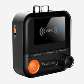 Wireless Bluetooth 5.2 Audio Receiver Adapter NFC U Disk TF Card 2 RCA 3.5 mm AUX Jack Stereo Music Mic for Speaker Car