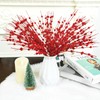 DIYASY Red Berry Stems for Christmas Tree Ornaments, 16.2 in
