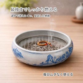 Incense Holder Incense Burner Incense Dish Heat Resistant Stainless Steel Mesh 2-Piece Set Circular Round Replacement Mesh Mini 3cm 4.5cm 5cm 6cm 7cm 7.5cm 9cm Net (Diameter 9.0cm)