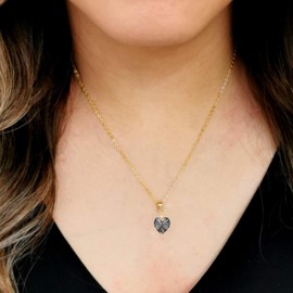 Tutti Joyería Artesanal Collar Piedra del Mes Birthstone Necklace Regalo Cumpleaños Cristal Austriaco