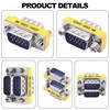 YARCHONN DB15 VGA Gender Changer Solderless Connector Male to Male