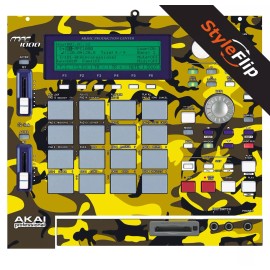 StyleFlip Skins Akai MPC 1000 Skin | Camo Yellow | Protective Decal | StyleFlip Skins