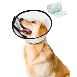 Asheyya Dog Cone Collar, 13-18 in Recovery Collars for after Dogs Prevent Licking Surgery Soft