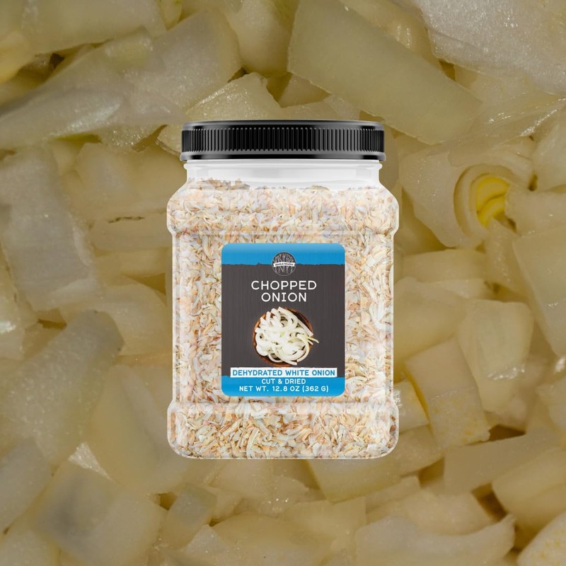 Birch & Meadow Chopped Onions, 12.8 oz, Cut & Dried,