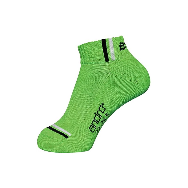 Andro Table Tennis Socks, Turna Color Socks, 2 Neon Green,