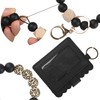 Guran Wristlet Wallet Bracelet Keychain,Card Holder Purse Tassel Keychain Bangle
