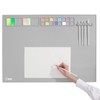 SAPID Extra Large 32"x24" Silicone Painting Mat with Raised Edges,