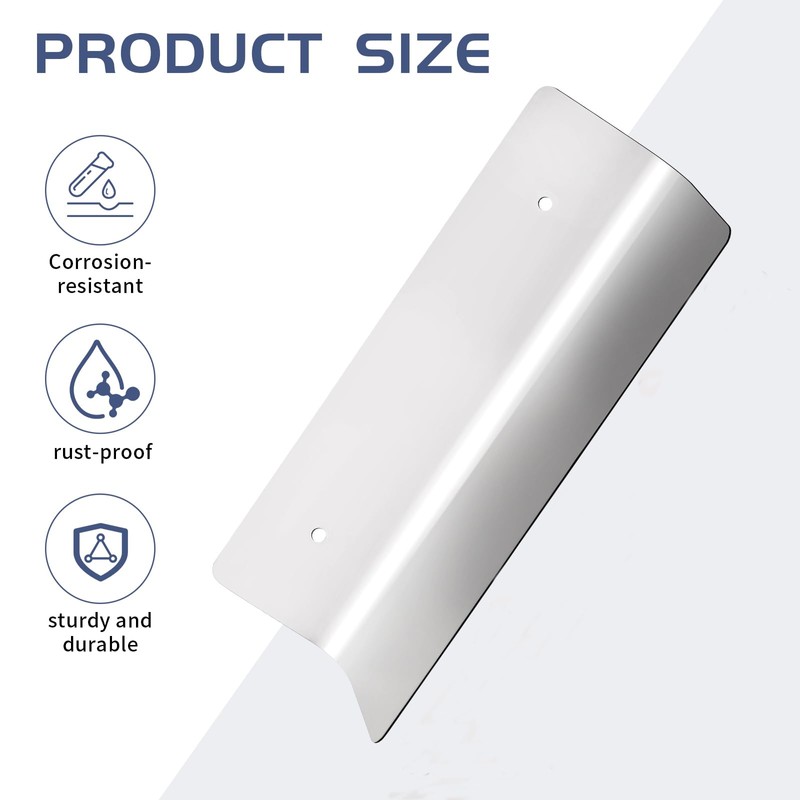 Bompro 4 Pcs Garage Door Mouse Guards, Garage Door Seal