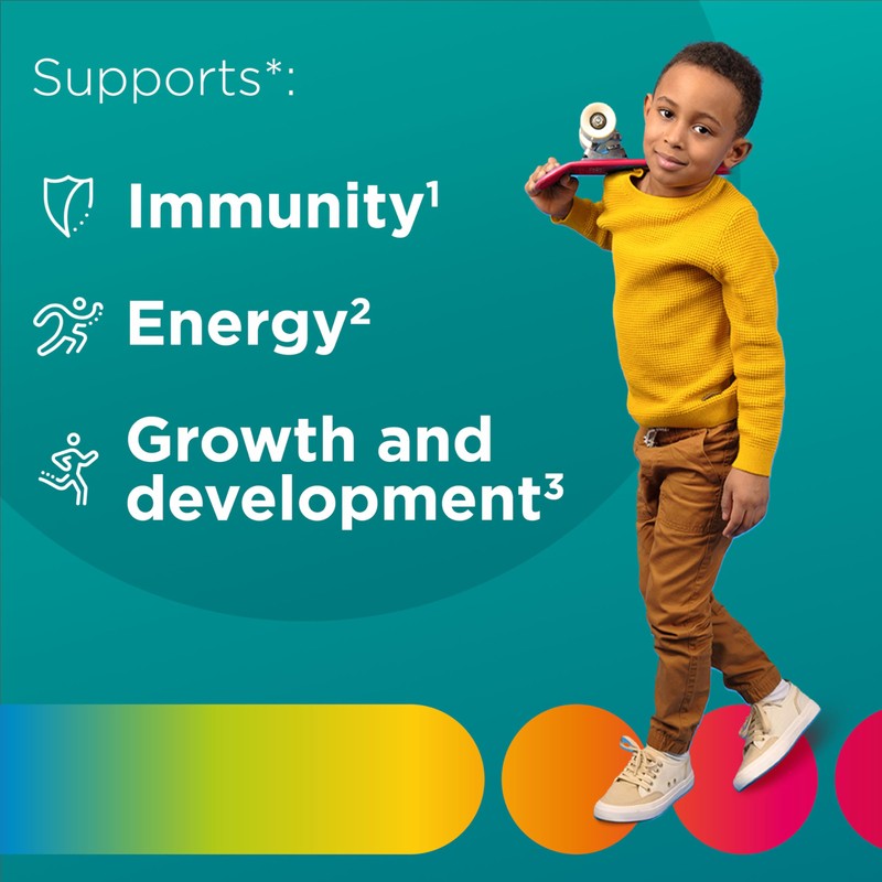 Centrum Kids Multivitamin Gummies, Tropical Punch Flavor Made With Natural