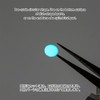 Haikyu Parts CSS-GLO-BL Round Stickers, X Series, Luminous Blue (0.08