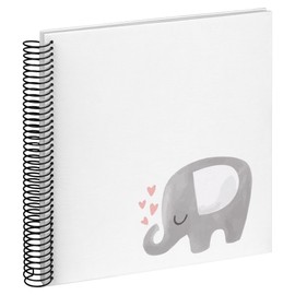 walther design SA-133 Spiral Photo Album Elephant Hearting 25 x 25 cm