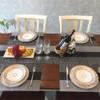 Time to Sparkle 13 PCS Vinyl Woven 6pcs Placemats +
