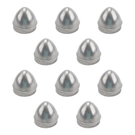 Chain Link Fence 2 1/2" (2 3/8" Outer Diameter) External Acorn Post Caps | Die Cast Aluminum Caps | Chain Link Caps | (Pack of 10)