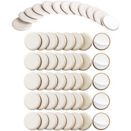 Liyic 48 Combo Pack Self-Stick Carpet Gliders for Chair-32PCS 1inch Square Self Adhesive Furniture Glides&16PCS 1/2"X4" Bar Furniture Moving Slider-Slider for Furniture-Carpet Slider-Furniture Slider