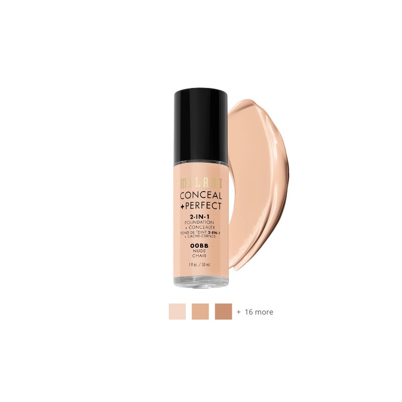 Milani Conceal & Perfect 2-in-1 Foundation and Concealer Light/Medium