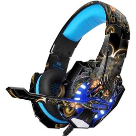 Skinit Decal Skin Compatible with BENGOO G9000 Gaming Headset - Sarah Richter Wolf Howling by Sarah Richter Design