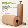 Natural Value 100% Recycled Brown Kraft Paper Towel 4pk, 2ply