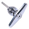 Garage Door Keyed T-Handle Lock kit Universal Replacement Hardware Locking