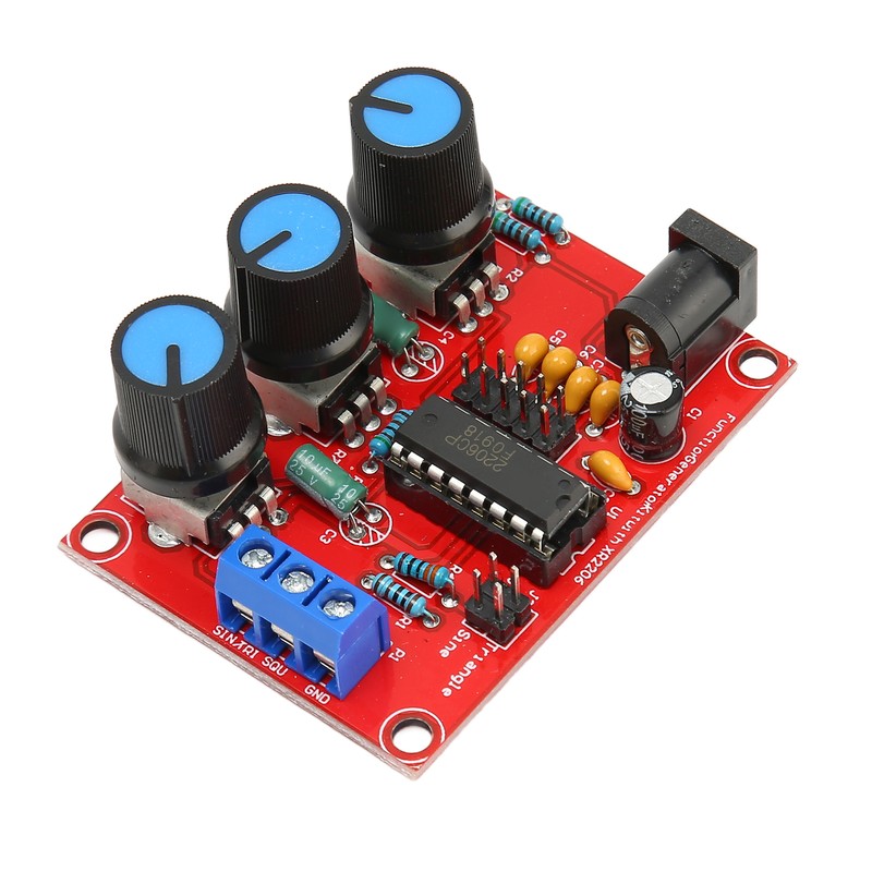 2Pcs Signal Generator Kit Sine Triangle Square Output 1Hz‑1MHz 9‑12V