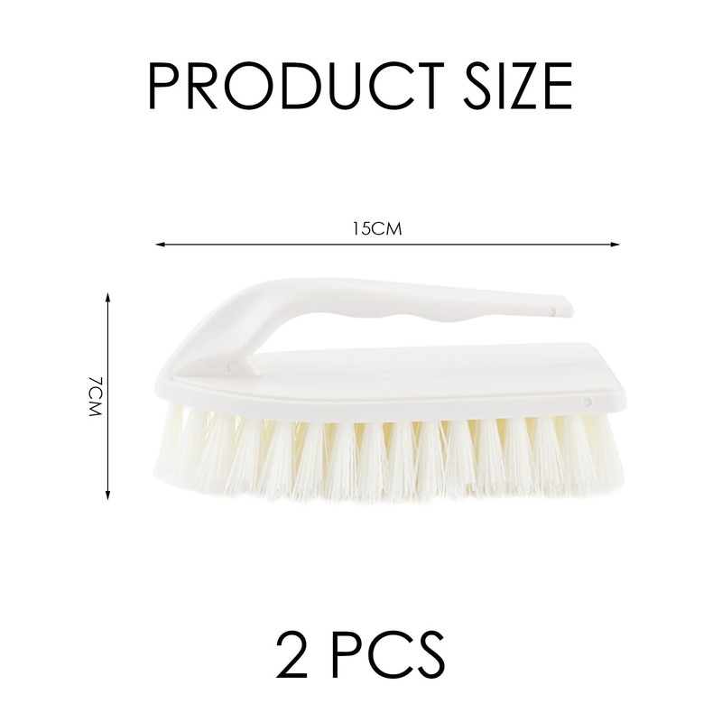 2 Pieces White Cleaning Brushes, Car Cleaning Brushes, Car Detailing