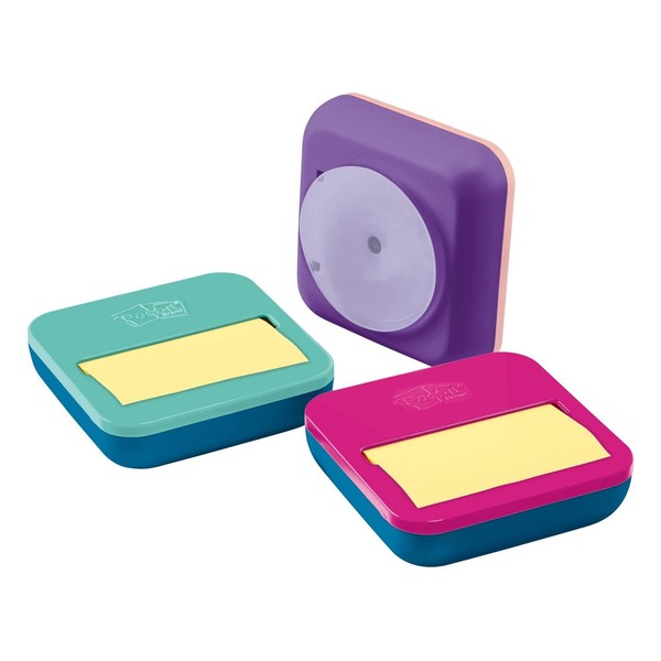 Post-It(R) Pop-Up Note Fashion Dispenser, Assorted Colors