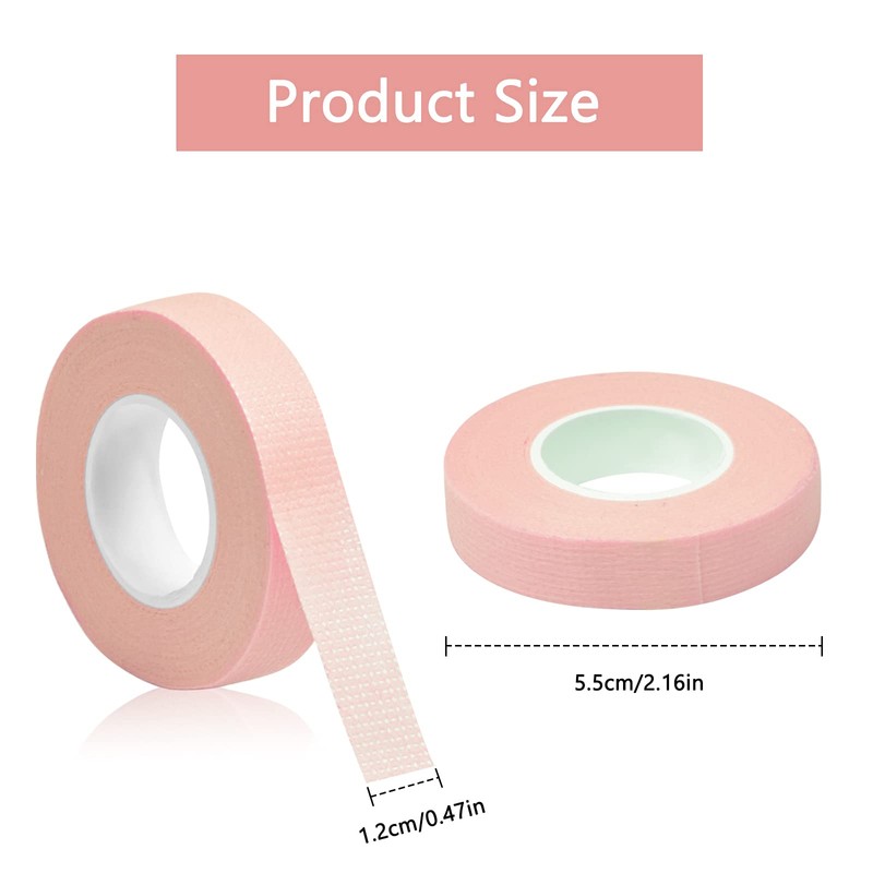 6 Rolls of Eyelash Tape, Micropore Tape Eyelash Extension, Eyelash