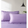 Envelope Closure Pillow Cases 2 Pack Microfiber Light Purple Pillows