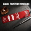 Extra Thick Softball Pitching Mat for Youth Beginners, 54"x12"